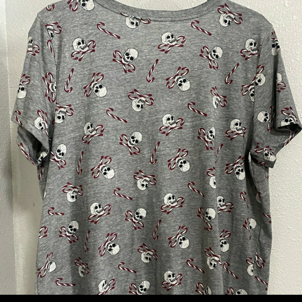 Torrid Skull with Candy Canes  Tee